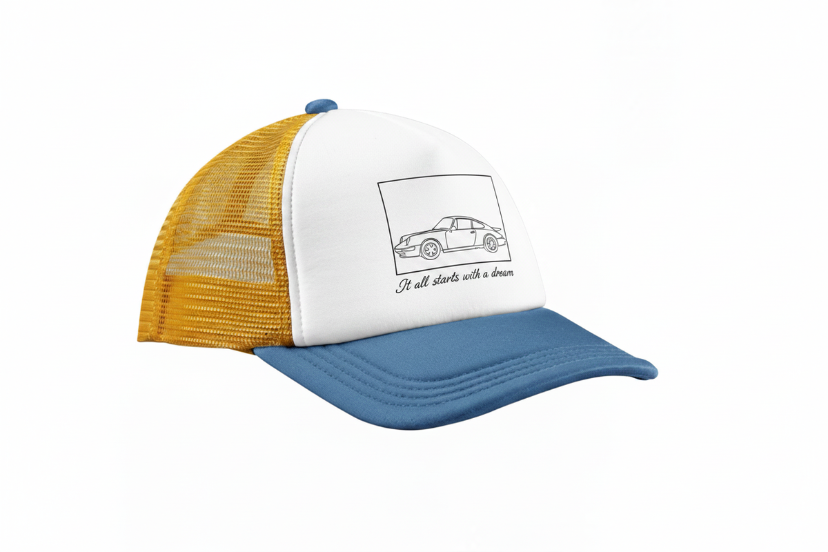 Porsche 912 Sketch Trucker Cap