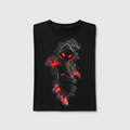 Kids t-shirt with mysterious hooded character