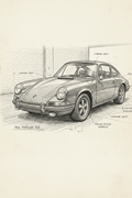 Porsche Dream White T-Shirt