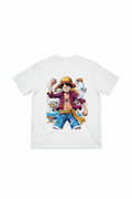 One Piece Luffy White T-Shirt