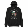 Black hoodie with endless summer design