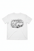 VW Bus Ink White T-Shirt