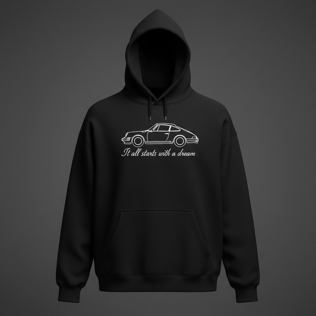 Porsche Dream Hoodie - Black