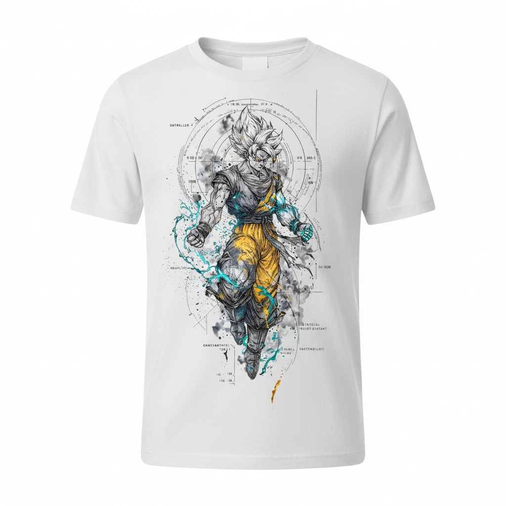 Super Saiyan Kids Tee - Original Design Smaller